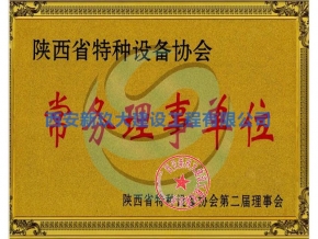 陕西省特种设备协会常务理事单位